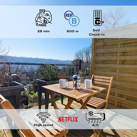 Le Bellevue - Beaux Appartements Avec Vue Splendide Palaiseau Exterior photo