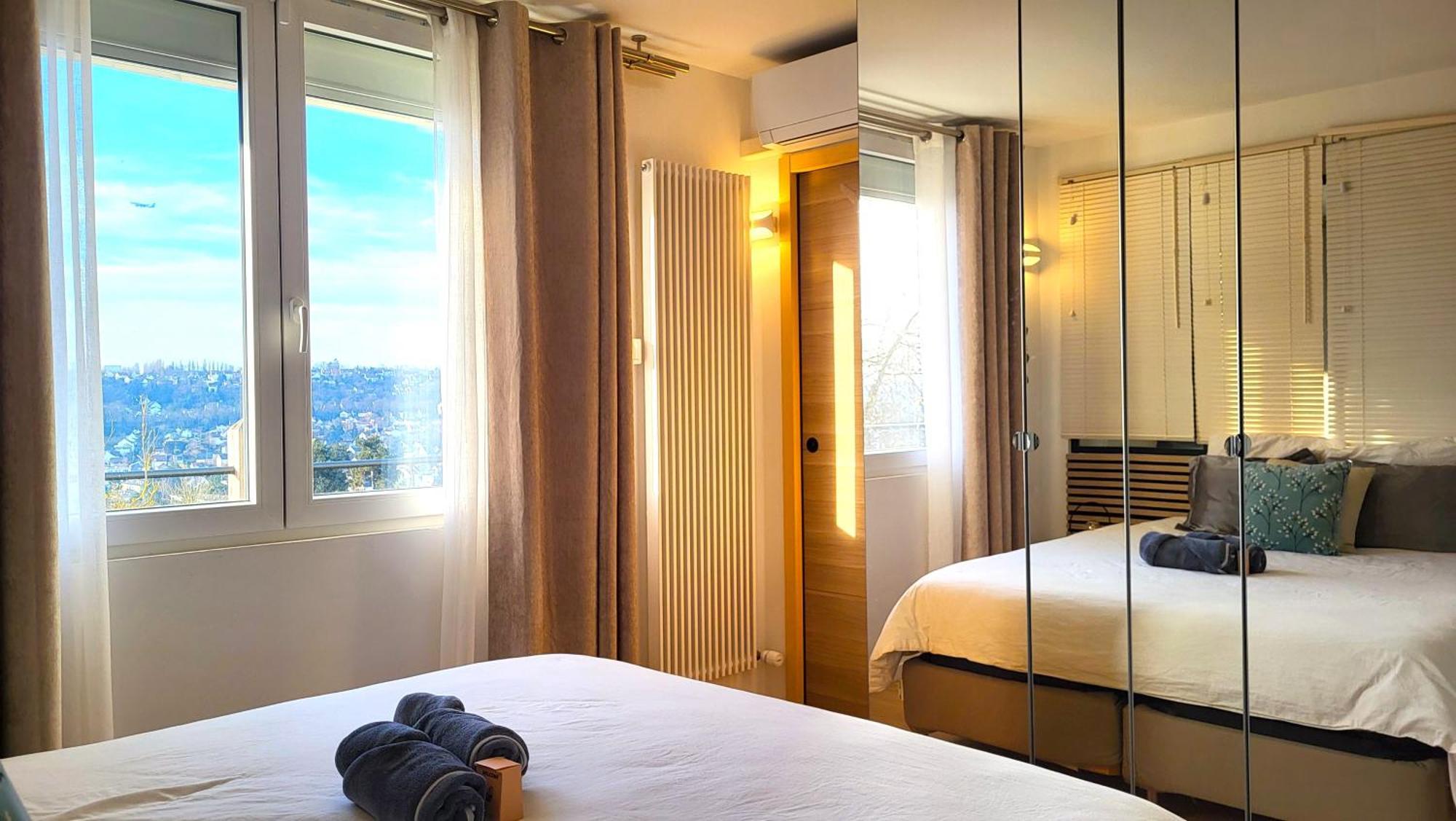 Le Bellevue - Beaux Appartements Avec Vue Splendide Palaiseau Exterior photo